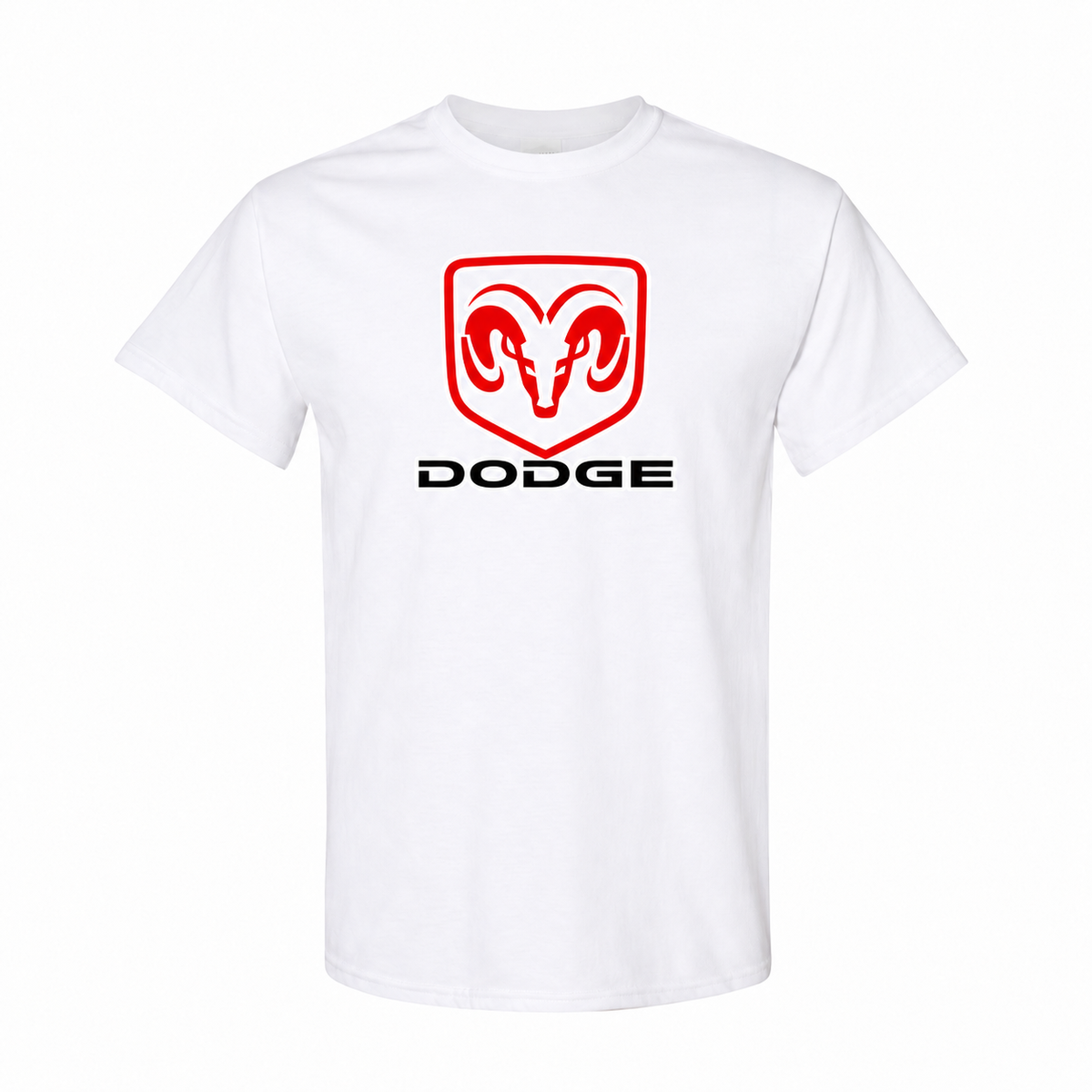 Dodge White front main with original artwork