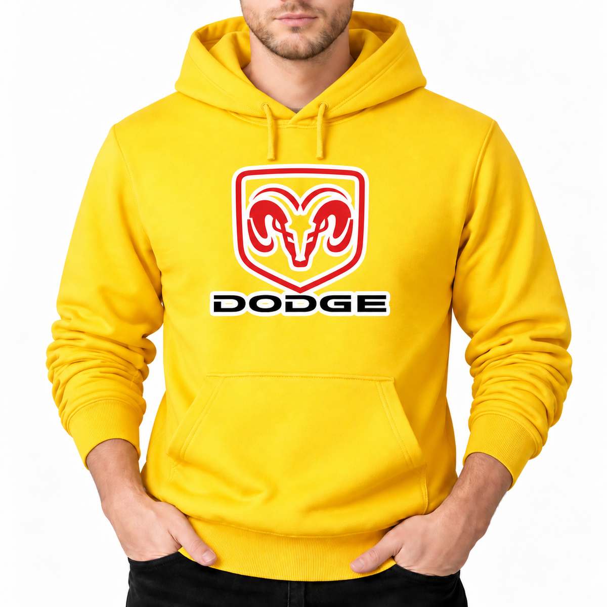 Dodge Yellow type 21 original artwork front main