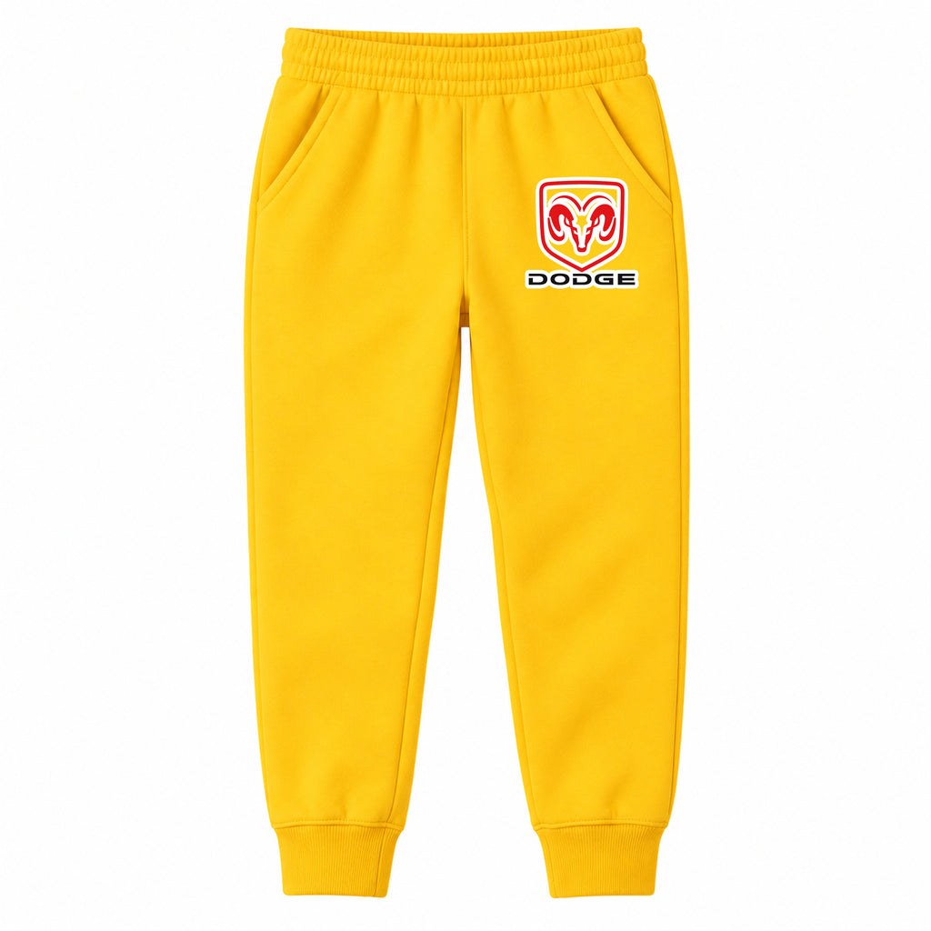 Dodge youth jogger sweatpants in Yellow, Youth Large ages 10–12
