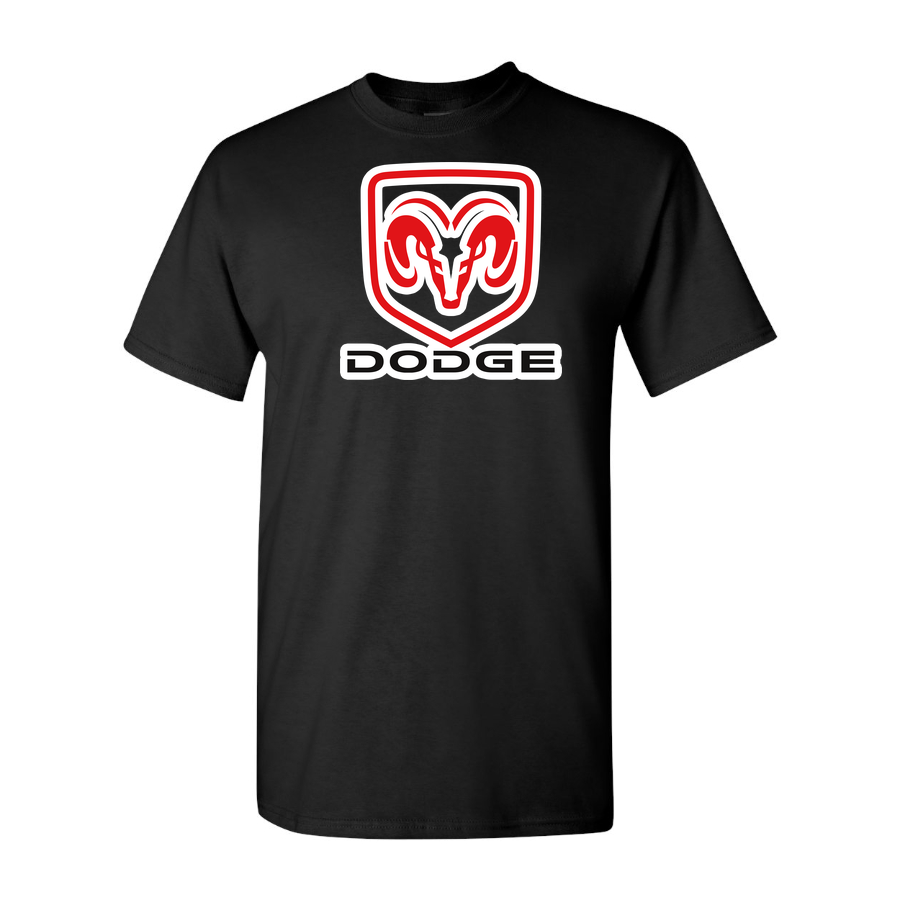 Youth Kids Dodge Car Cotton T-Shirt | Color: Black | Main