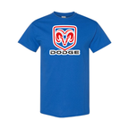 Youth Kids Dodge Car Cotton T-Shirt | Color: Blue | Main
