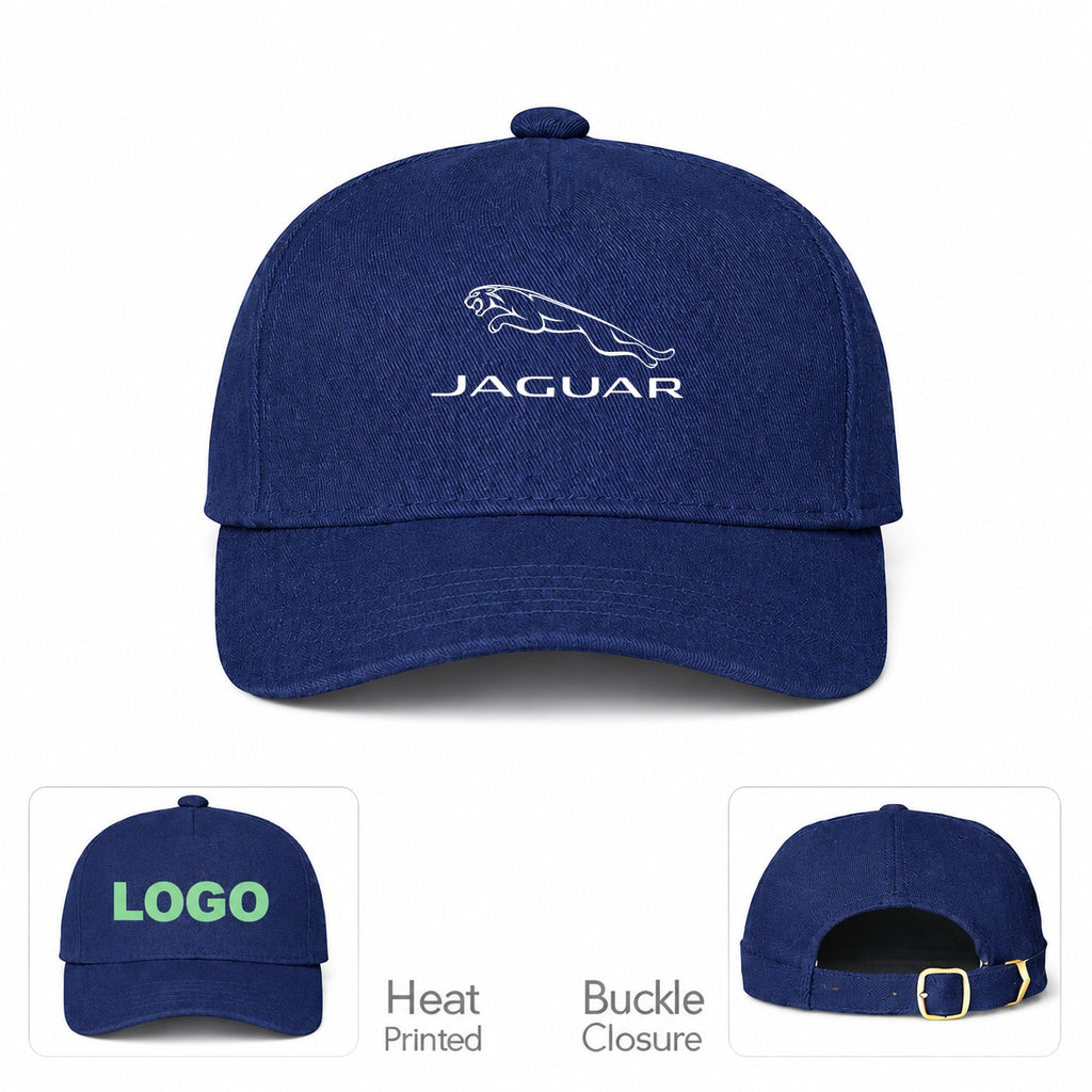 Jaguar Symbol Car Dad Baseball Cap Hat - Navy