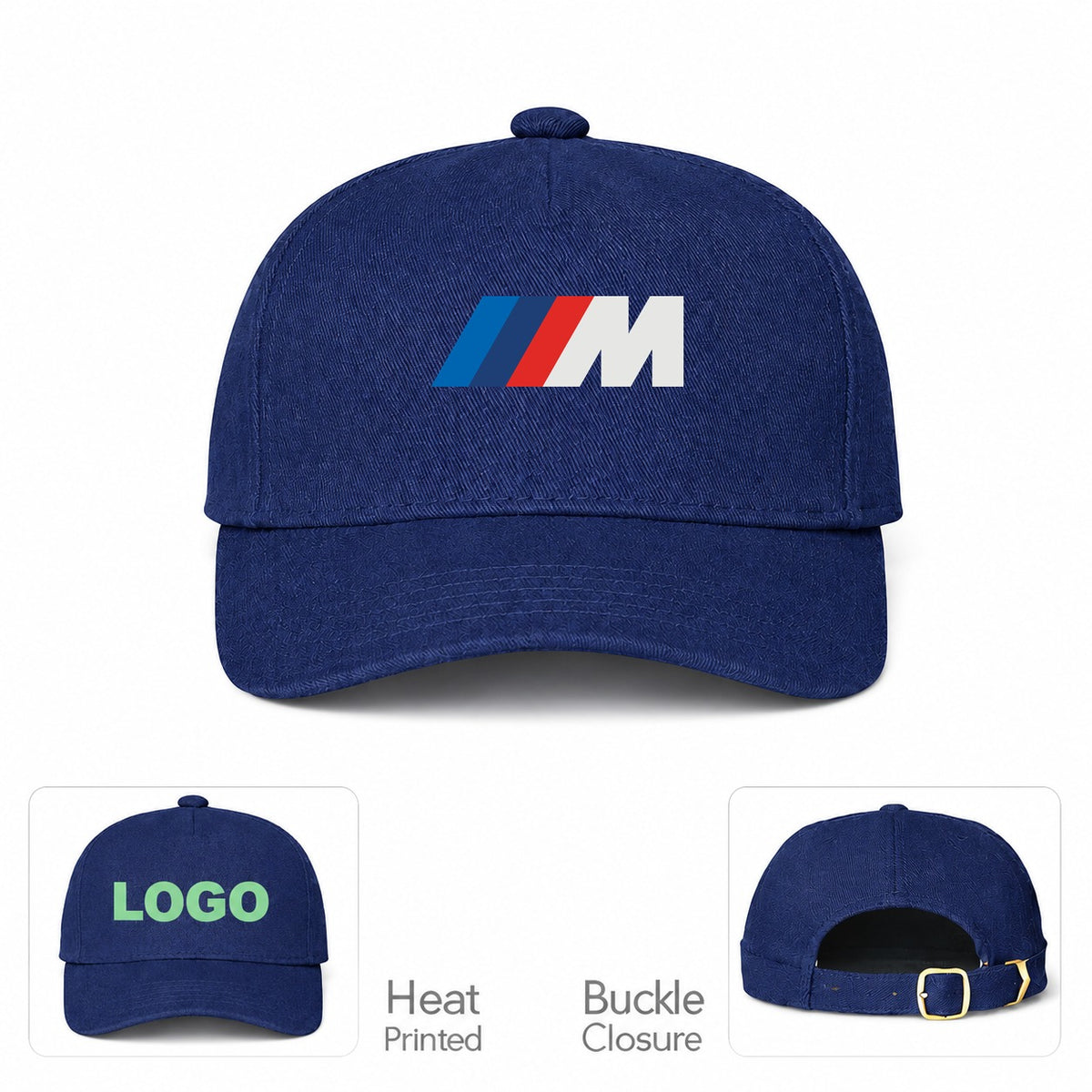 BMW M - Dad Baseball Cap Hat - Navy