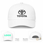 Toyota Car Dad Baseball Cap Hat - White