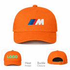 BMW M - Dad Baseball Cap Hat - Orange