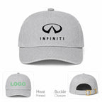 Infiniti Luxury Car Dad Baseball Cap Hat - Gray