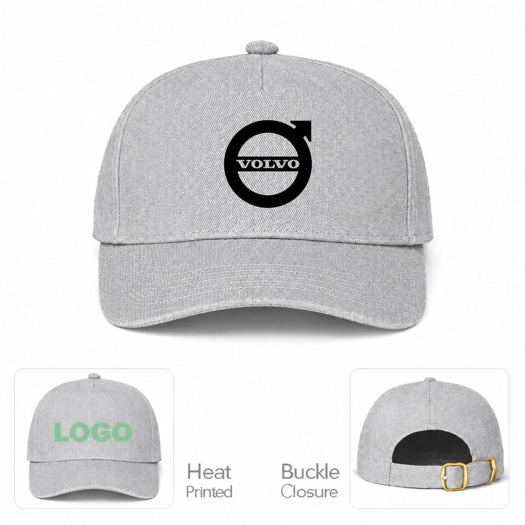 Volvo Car Dad Baseball Cap Hat - Gray