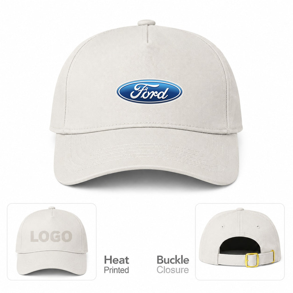 Ford Car Dad Baseball Cap Hat - Beige