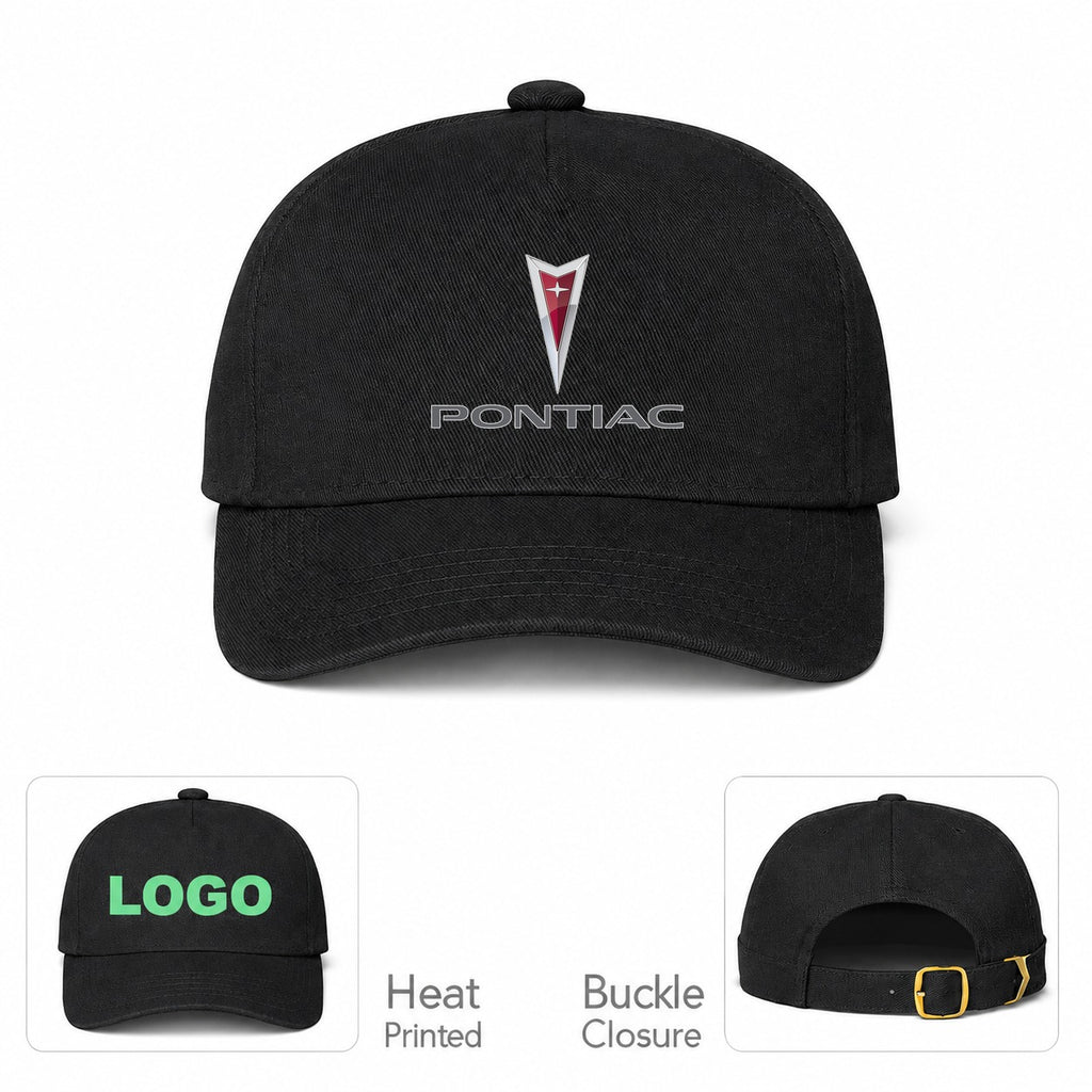 Pontiac Car Dad Baseball Cap Hat - Black