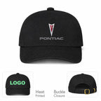 Pontiac Car Dad Baseball Cap Hat - Black