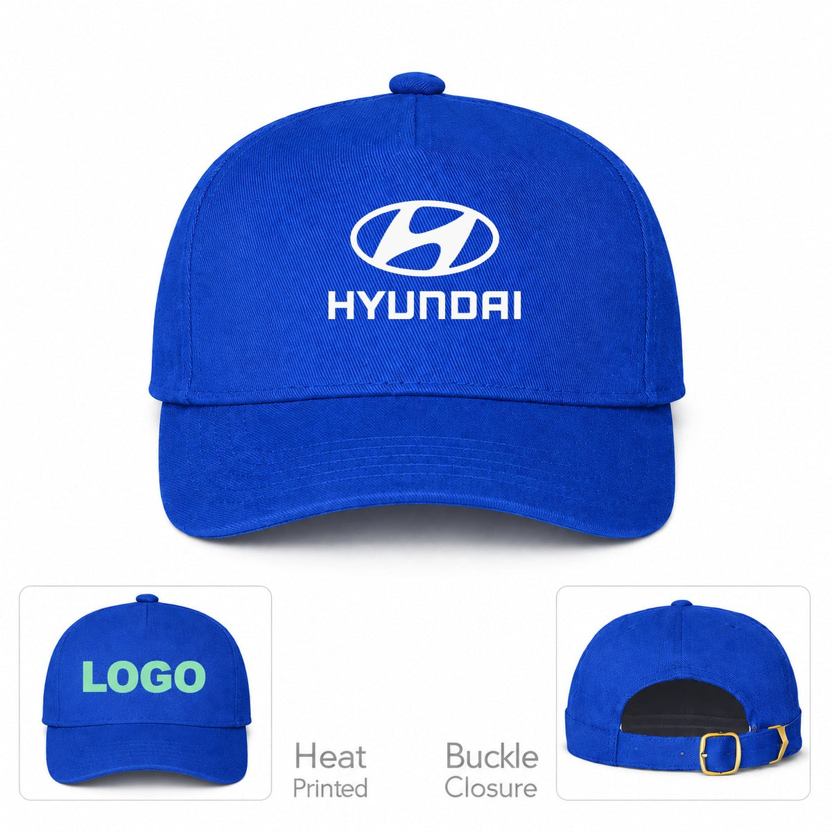 Hyundai  Car Dad Baseball Cap Hat - Royal Blue