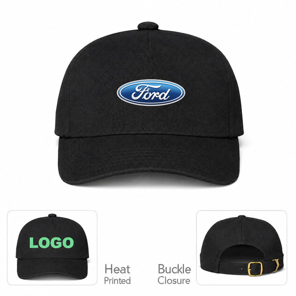 Ford Car Dad Baseball Cap Hat - Black