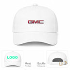 GMC Car Dad Baseball Cap Hat - White