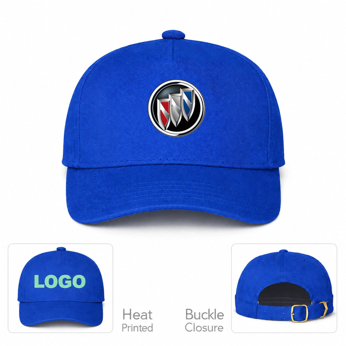 Buick Motorsports  Car Dad Baseball Cap Hat - Royal Blue