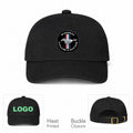 Ford Mustang Motorsport Car Dad Baseball Cap Hat - Black