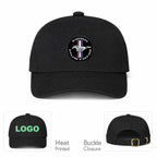Ford Mustang Motorsport Car Dad Baseball Cap Hat - Black