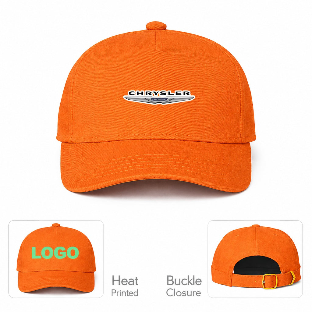 Chrysler Car Dad Baseball Cap Hat - Orange
