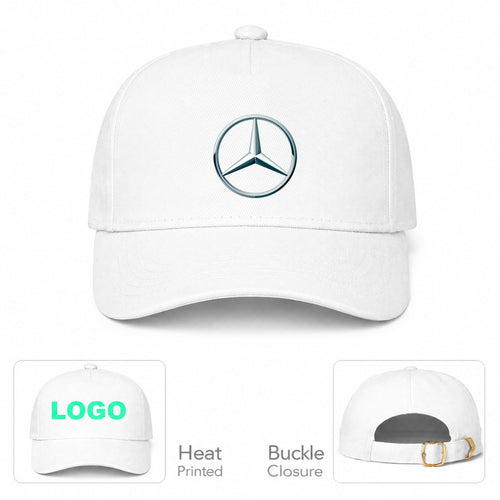 Mercedes-Benz Car Dad Baseball Cap Hat - White