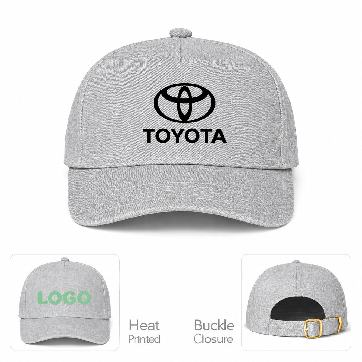 Toyota Car Dad Baseball Cap Hat - Gray