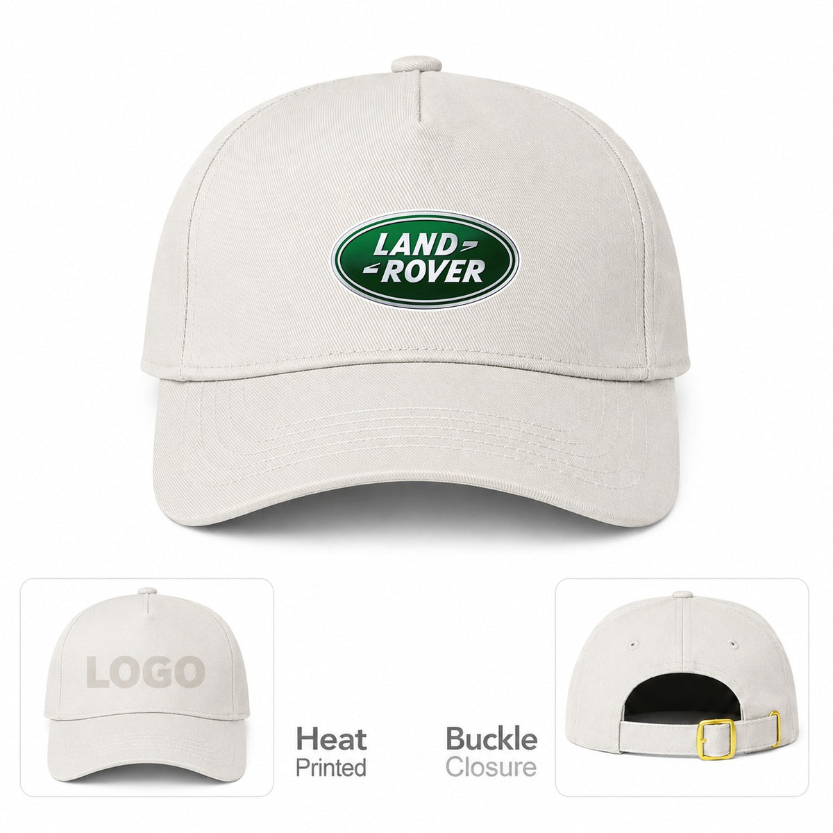Land Rover Car Dad Baseball Cap Hat - Beige