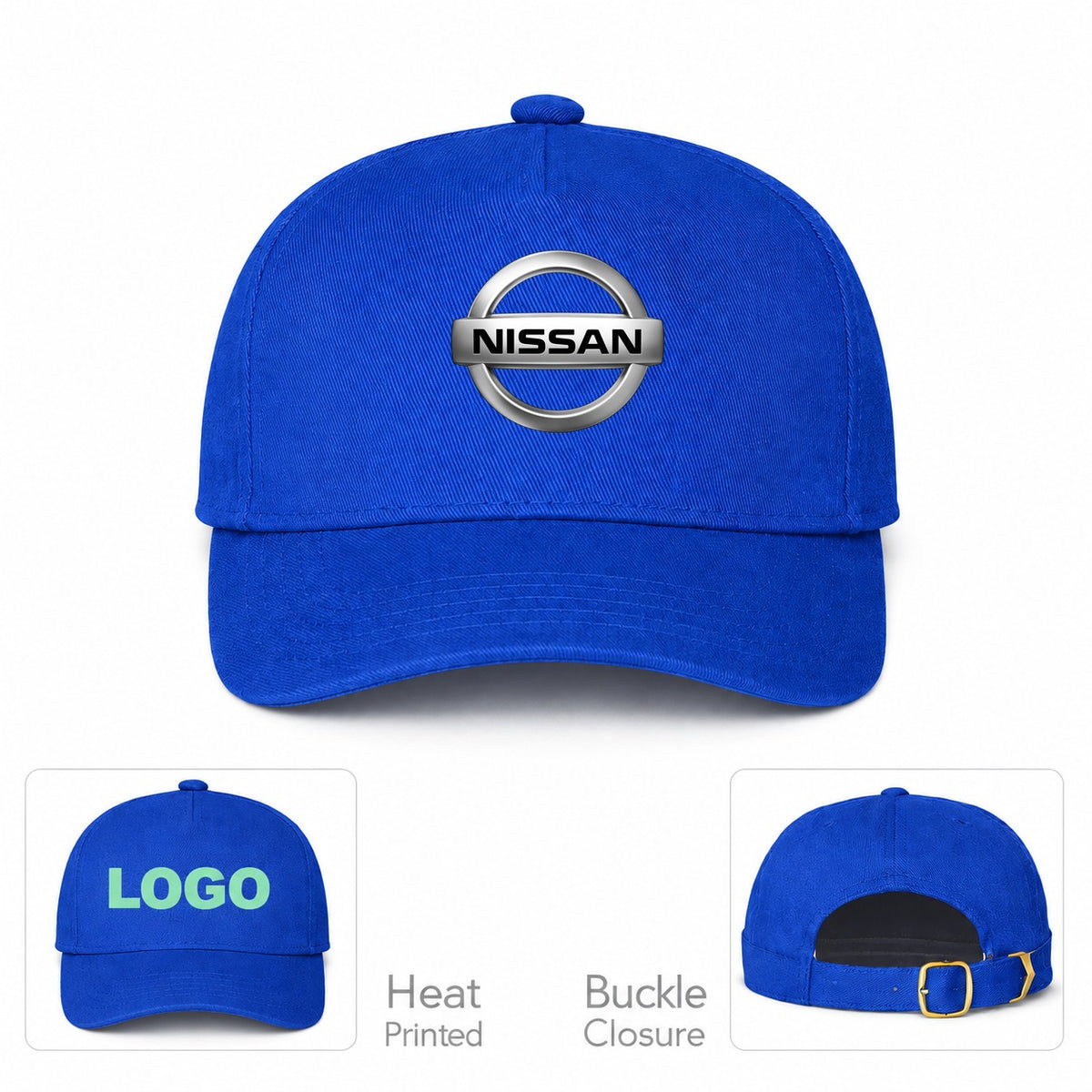 Nissan Motorsport Car Dad Baseball Cap Hat - Royal Blue