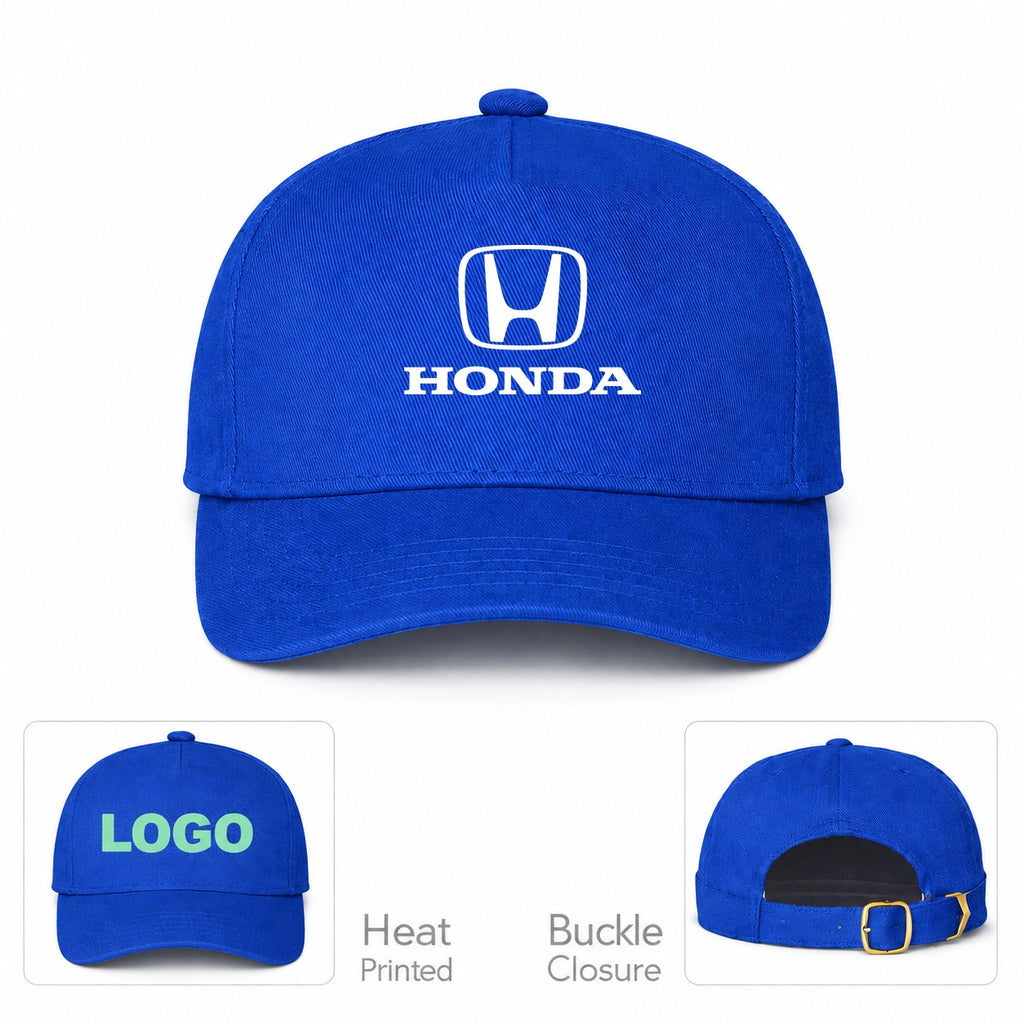 Honda Motorsport Car Dad Baseball Cap Hat - Royal Blue