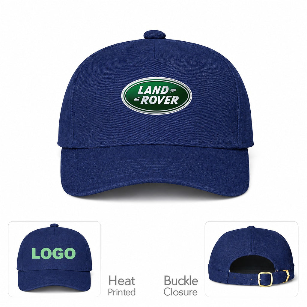 Land Rover Car Dad Baseball Cap Hat - Navy