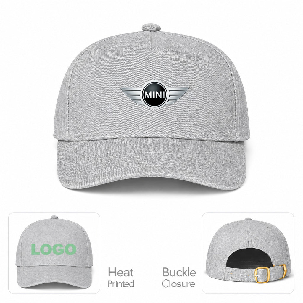 Mini Cooper Car Dad Baseball Cap Hat - Gray