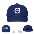 Volvo Car Dad Baseball Cap Hat - Navy