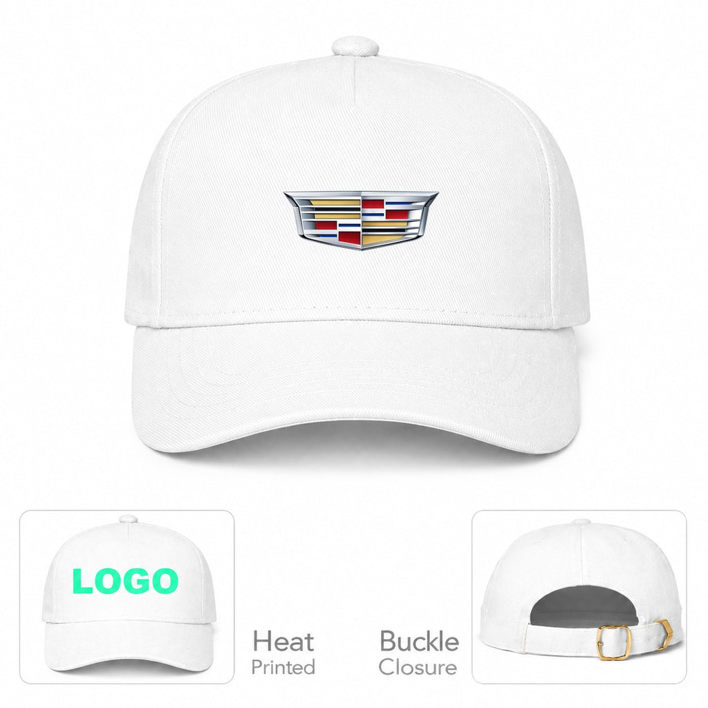 Cadillac Car Dad Baseball Cap Hat - White