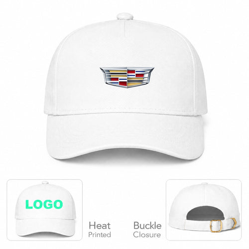 Cadillac Car Dad Baseball Cap Hat - White