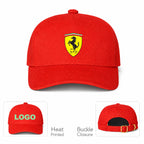 Ferrari Motorsport  Car Dad Baseball Cap Hat - Red