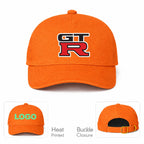 GTR Car Dad Baseball Cap Hat - Orange