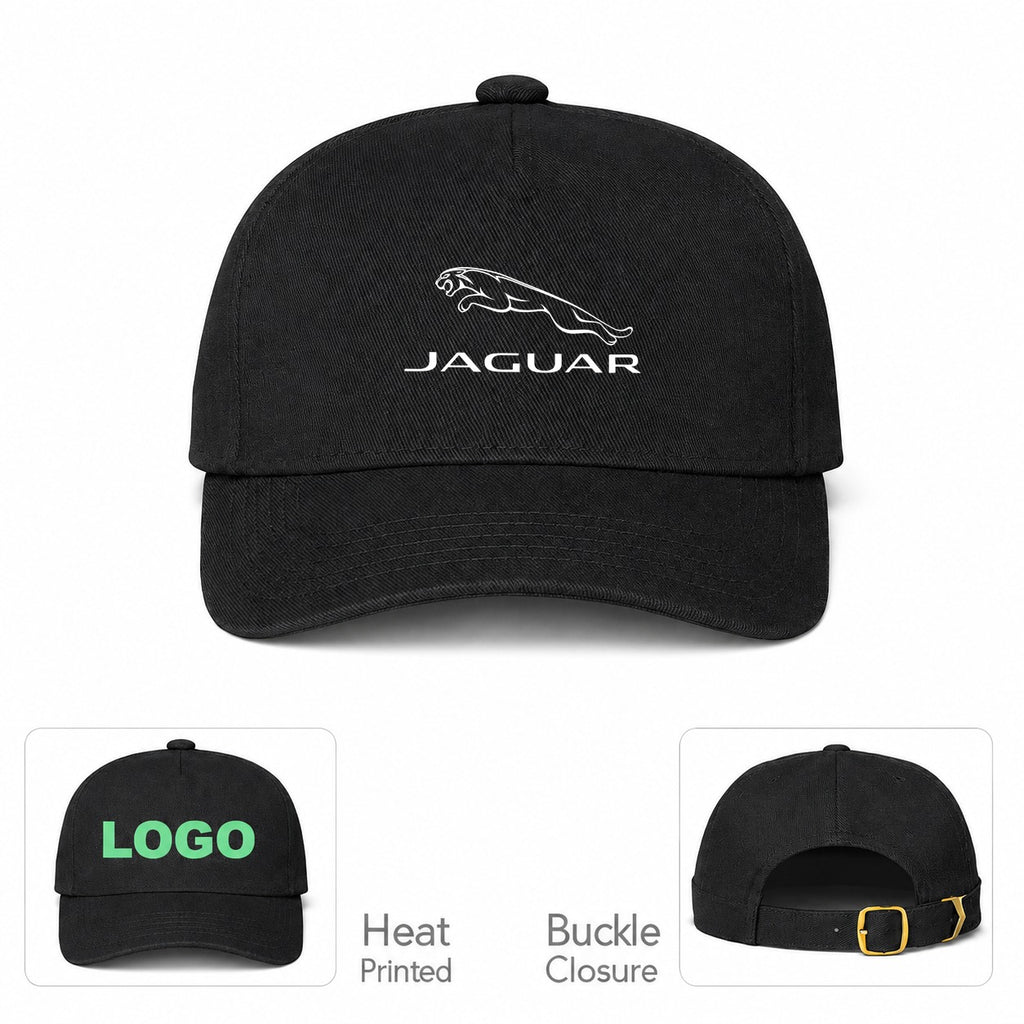 Jaguar Symbol Car Dad Baseball Cap Hat - Black