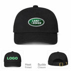 Land Rover Car Dad Baseball Cap Hat - Black