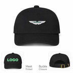 Aston Martin Motorsports Car Dad Baseball Cap Hat - Black