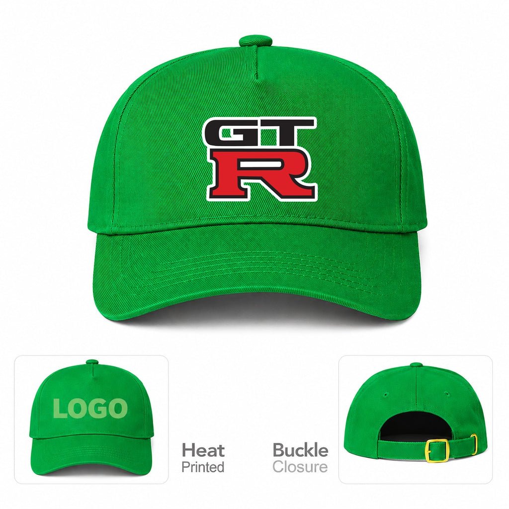 GTR Car Dad Baseball Cap Hat - Kelly Green