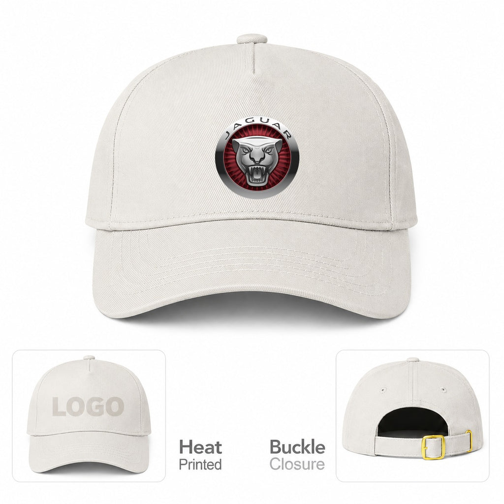 Jaguar Motorsport Car Dad Baseball Cap Hat - Beige
