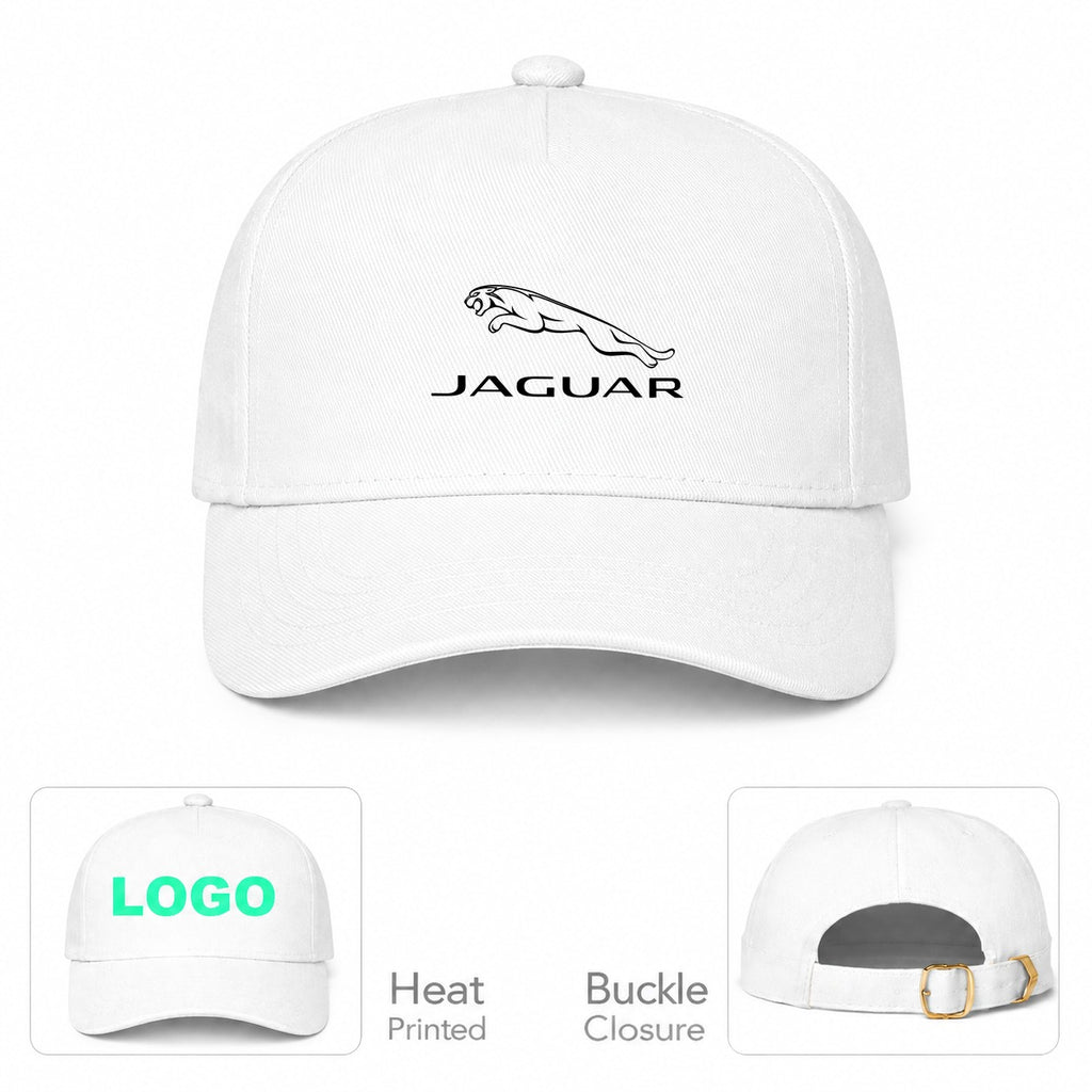 Jaguar Symbol Car Dad Baseball Cap Hat - White