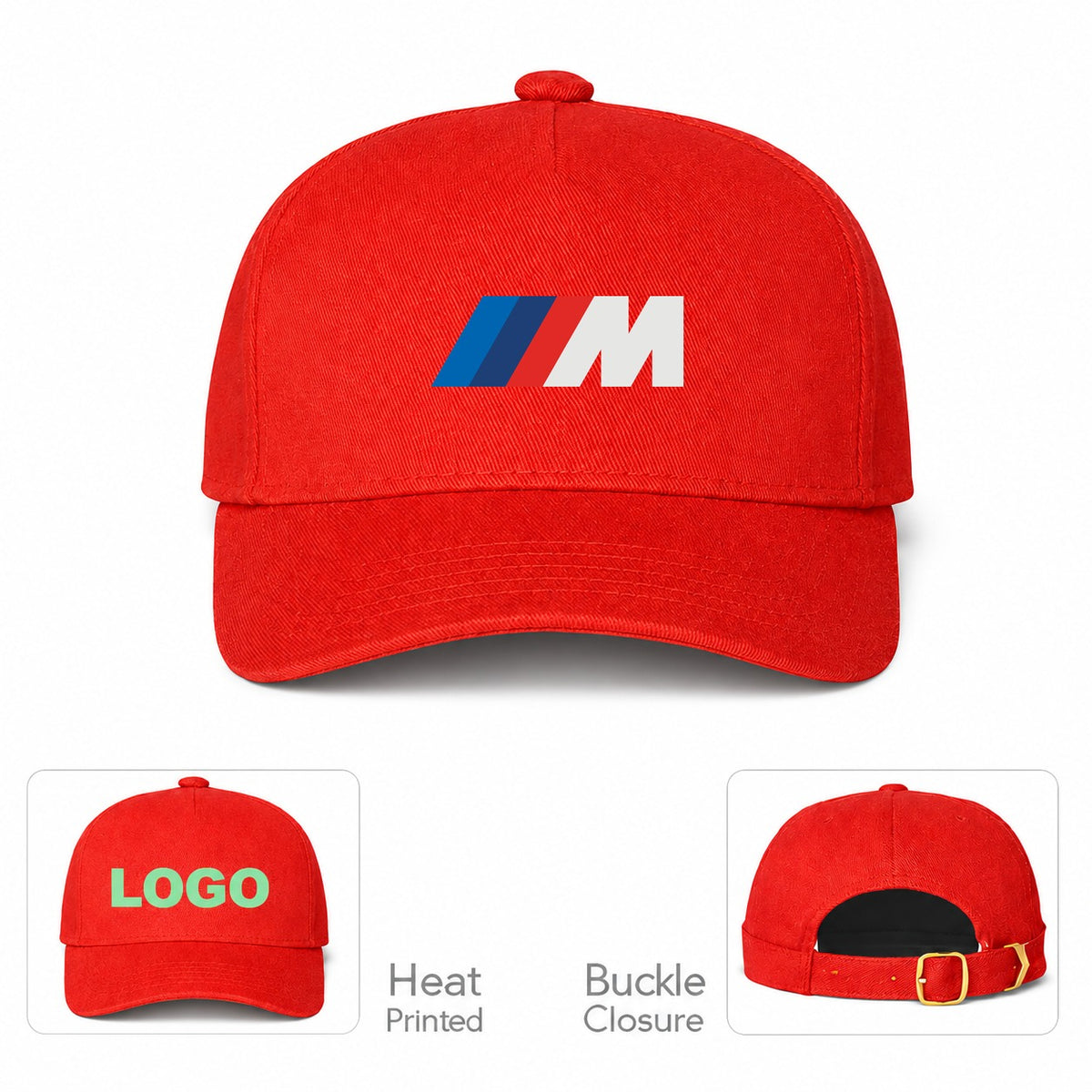 BMW M - Dad Baseball Cap Hat - Red