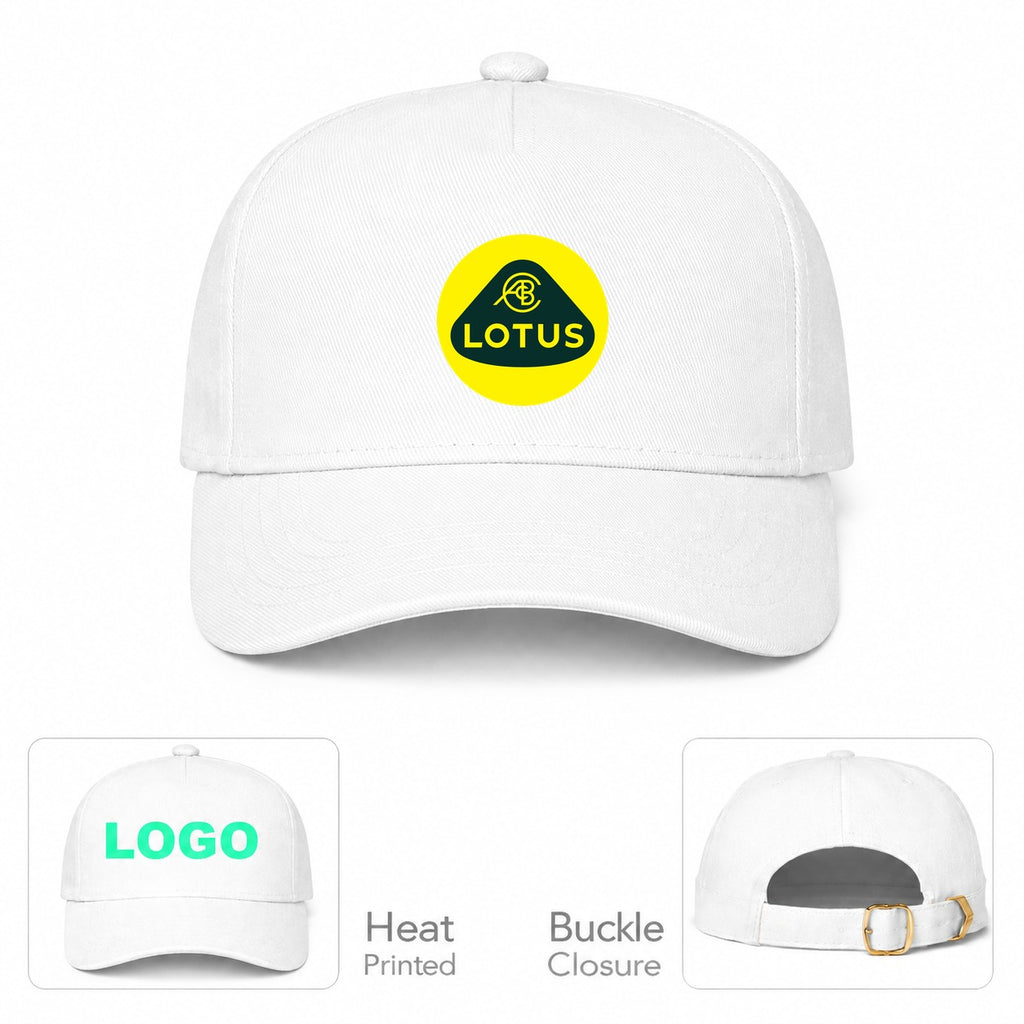 Lotus Car Dad Baseball Cap Hat - White