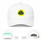 Lotus Car Dad Baseball Cap Hat - White