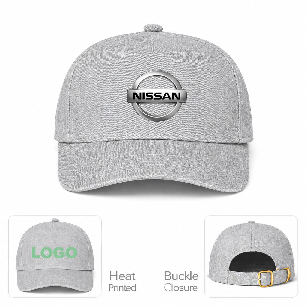 Nissan Motorsport Car Dad Baseball Cap Hat - Gray