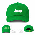 Jeep Car Dad Baseball Cap Hat - Kelly Green