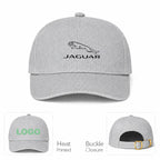 Jaguar Symbol Car Dad Baseball Cap Hat - Gray