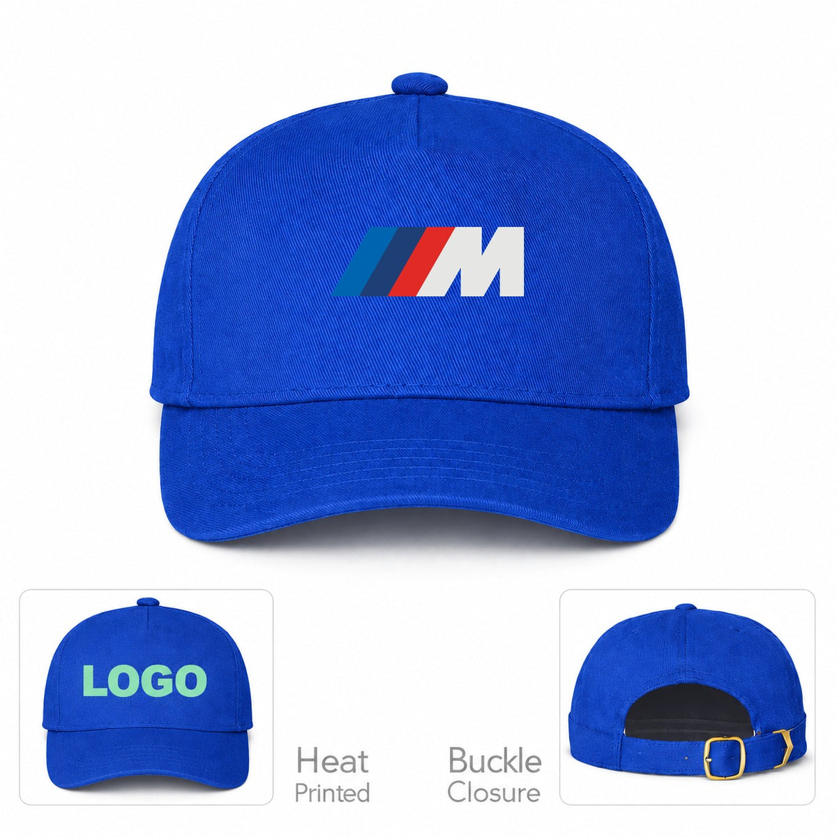 BMW M - Dad Baseball Cap Hat - Royal Blue