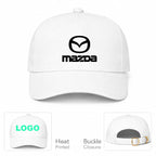 Mazda Car Dad Baseball Cap Hat - White