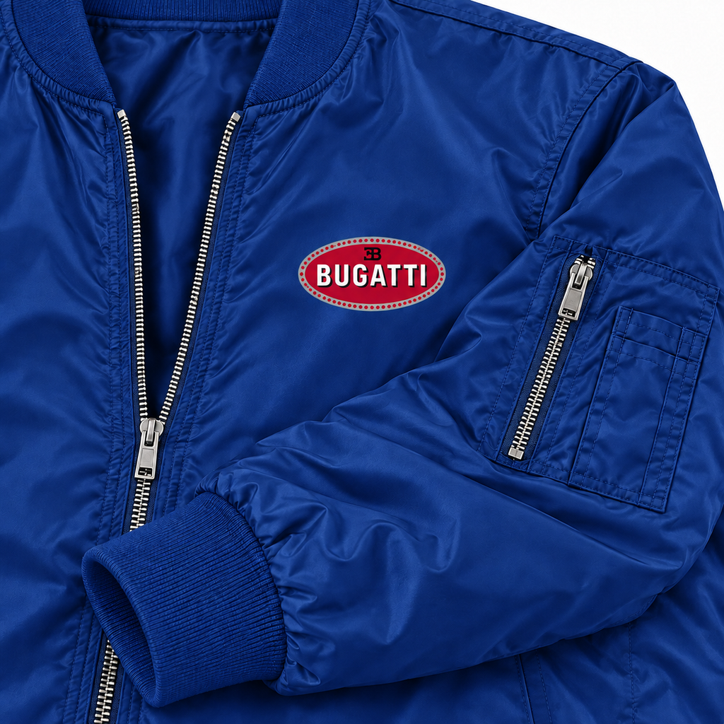 Bugatti bomber jacket | Blue | Sleeve detail