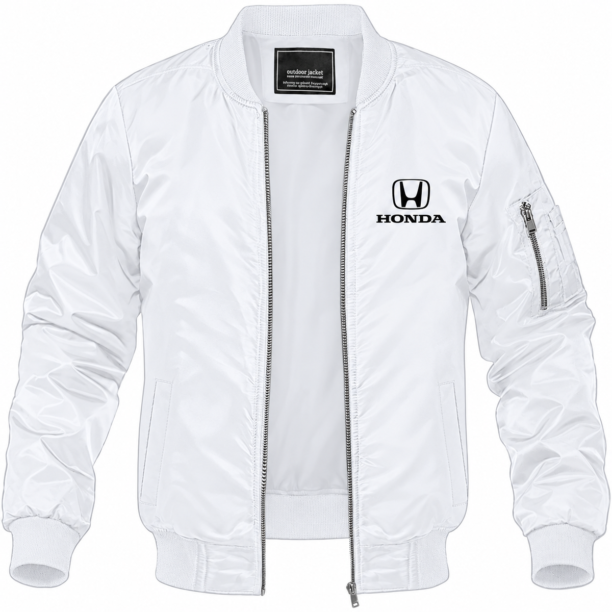 Honda Motorsport bomber jacket | White | Front