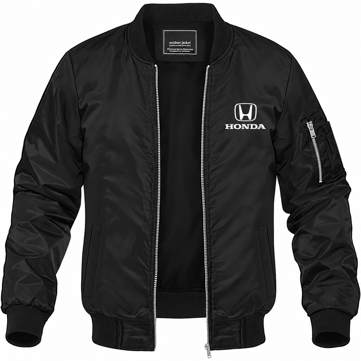 Honda Motorsport bomber jacket | Black | Front